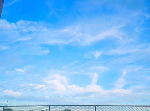 The angel in the sky.