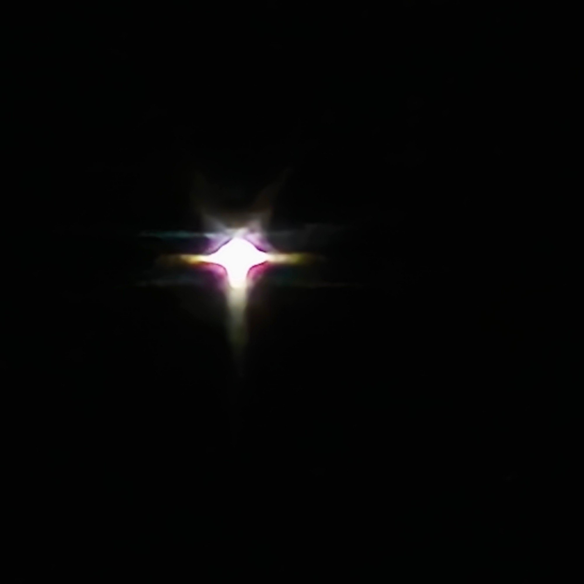 The light in the dark · an angel of God outside the Word's house